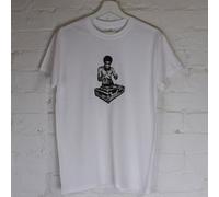 Actual Fact Bruce Lee Dj Decks Bianco Maglietta