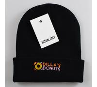 Actual Fact Dilla's Ciambelle J Dilla Hip Hop Roll-Up Nero Berretto