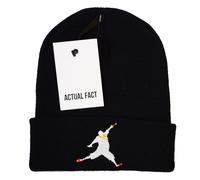 Actual Fact Dj Khaled Basket Berretto Inverno Hip Hop Roll-Up Nero Lana Cappello