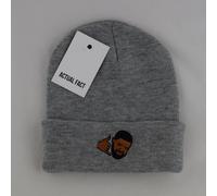 Actual Fact Drake Hotline Bling Ricamato Hip Hop Roll-Up Grigio Berretto