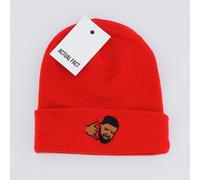 Actual Fact Drake Hotline Bling Ricamato Hip Hop Roll-Up Rosso Berretto