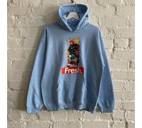 Actual Fact Fresco Prince Blu Cielo Felpa con Cappuccio