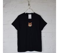 Actual Fact Kanye West Nuovo Dropout Orso Ricamato Hip Hop Nero Tee T-Shirt