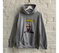 Actual Fact Mf Doom Triplo Threat Grigio Felpa con Cappuccio