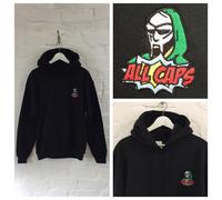 Actual Fact Mf Doom Tutti Coperchi " Super Villain " Ricamato Felpa con