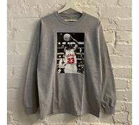 Actual Fact Michael Jordan Basket Grigio T-Shirt Maglietta