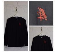 Actual Fact Midnight Predoni Tribale Called Quest Nero Manica Lunga T-Shirt