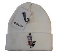Actual Fact Mike Tyson Tigre Berretto Inverno Boxe Roll-Up Bianco Lana Cappello