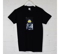 Actual Fact Post Malone Fumo Giallo Occhio Striscia T-Shirt Hip Hop Rapper