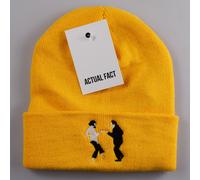Actual Fact Pulp Fiction Danza Ricamato Roll-Up Giallo Berretto