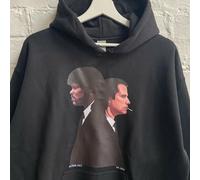 Actual Fact Pulp Fiction Jules & Vincent Nero Felpa con Cappuccio