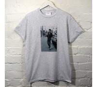 Actual Fact Sid Vicious Bw Sex Pistols T-Shirt Grigio Cenere Punk Tee