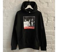 Actual Fact Trust Nobody Biggie & Tupac Nero Felpa con Cappuccio