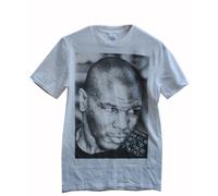 Actual Fact Uomo Mike Tyson Punched Frase Hip Hop Cotone Bianco Crew T-Shirt