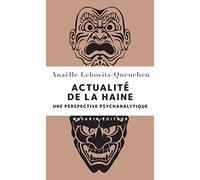Actualité de la haine: Une perspective psychanalytique