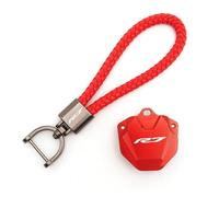 actuion Custodia Protettiva per Chiavi Moto Per R7 YZF R7 2022 YZF-R7 YZFR7 2023 2024 Accessori Per Motociclette Coprichiave In Alluminio CNC Portachiavi Portachiavi(1 set Red)