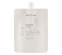 Actyva - Disciplina Shampoo, Idratante e Districante per Capelli Crespi, con Acido Ialuronico e Olio di Mandorle, Effetto Seta - Travel Size 100 ml