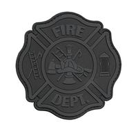 ACU Subdued Fire Fighter Department EMS EMT Rescue Firemen Engine Morale Gear PVC Hook Patch
