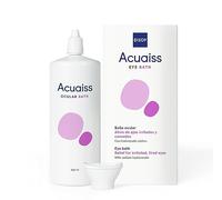 Acuaiss - Bagno Oculare con Acido Ialuronico - Allevia Disagio e Irritazione - Rimozione Polvere e Cloro - Igiene e Idratazione Oculare - Sciacqui Oculari, 360 ml
