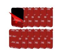 Acual Nastro Biadesivo Extra Forte 3.4cm*4.4cm, 12 Pezzi Cuscinetti Adesivi Extra Forti Biadesivi, Nastro Adesivo Doppio Impermeabile 0.8 mm Spessore, per Montaggio a Parete,Tappeti,Poster,Specchi