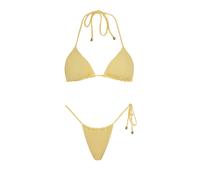 Acuarela Brand Bikini 'Rio Triangle Bikini Set' giallo pastello Donna Acuarela Brand M