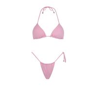 Acuarela Brand Bikini 'Rio Triangle Bikini Set' rosa pastello Donna - Abbigliamento - Moda mare - Bikini - Completi bikini - Coppe grandi Acuarela Brand S