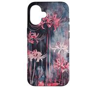 Acuarela Pintura Japones Araña Lirios Custodia per iPhone 16