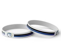 Acube Atalanta B.C. Braccialetto in Silicone Bianco Con Logo Dea - Prodotto Ufficiale