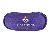 Acube srl Fiorentina Astuccio tombolino Lungo Viola portapenne Una Zip Ufficiale Viola Oval Case