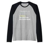 Acufene 0 Le Stelle Non consiglierebbero Il Disturbo uditivo Maglia con Maniche Raglan