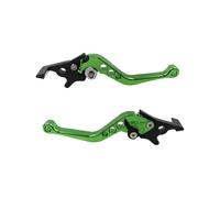 ACUGRPL Adatto per leva freno universale per moto in lega CNC,regolabile,dimensioni adatte per la modifica della motocicletta,leva del tamburo della frizione Manicotto leva freno(Green)
