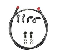 ACUGRPL I tubi dei freni sono adatti per fuoristrada, motociclette generiche, tubazioni della frizione del freno idraulico in acciaio, tubi flessibili Manicotto leva freno(190cm)