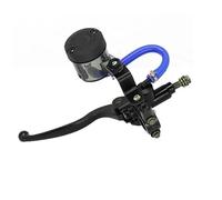 ACUGRPL Set leve freno e frizione per moto Pompa freno anteriore universale per moto, 22 mm, gruppo leva freno regolabile destra/sinistra, tazza grande, adatta per LC150 Manicotto leva freno(Left)