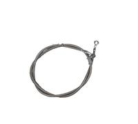 ACUGRPL Tubo flessibile per olio freno moto da 35 cm a 180 cm, cavo freno universale in acciaio inossidabile intrecciato, accessori per moto Manicotto leva freno(130cm)