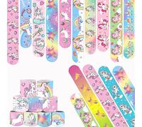 Acuiwer Braccialetti Slap 24 Pezzi Unicorno Slap Bracelets Schiaffo Bracciali Gadget Compleanno Bambini Festa Bomboniere Regalo Ragazze