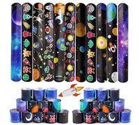 Acuiwer Braccialetti Slap 30 Pezzi Spazio Slap Bracelets Schiaffo Bracciali Gadget Compleanno Bambini Festa Bomboniere Regalo Ragazze Ragazzi