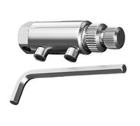 Acunny Broken Valve Thread Extractor Tool,Rimozione della filettatura del tubo danneggiata | Viti del rubinetto estratte Strumenti di estrazione per fai da te e riparazione del rivestimento delle