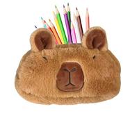 Acunny Capybara - Portamatite per matite Capybara, portapenne carino, organizer per cancelleria in peluche estetico, astuccio per matite per adulti, come da immagine., Se référer au descriptif,