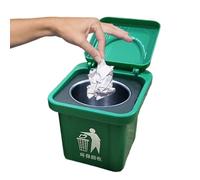 Acunny Cestino Per Rifiuti Da Scrivania, Cestino Portarifiuti Con Coperchio, Contenitore Appendibile Antipolvere Per Cucina Bagno Soggiorno Balcone