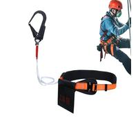 Acunny Cintura da arrampicata - Cintura di sicurezza per arrampicata sugli alberi, con guinzaglio di sicurezza per lavori in altezza, manutenzione della torre e sicurezza per scale