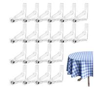 Acunny Clip per tovaglie, 20 pezzi, clip per tavoli da esterni, resistenti per campeggio, interni, compleanni, Natale, feste di famiglia, matrimoni, ristoranti