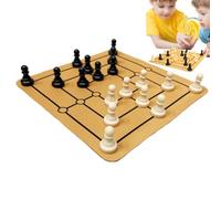Acunny Gioco di scacchi per adulti, gioco di strategia con figure fatte a mano, in legno, per bambini, adulti e principianti