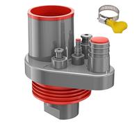 Acunny Kit di ricambio per tubo di scarico per lavandino, collegamento per acque reflue per doccia esterna, fossa settica, cantina, piastrelle per pavimento, bagno versatile