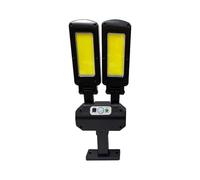 Acunny Lampioni solari a LED, Lampada da parete a LED solare - Lampione a induzione del corpo umano per esterni,Lampione da giardino a LED con angolo di testa regolabile per cortile, patio, giardino,