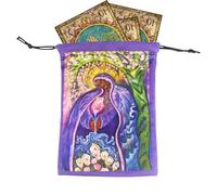 Acunny Oracle Sacchetto Di Velluto Per Tarocchi Spessore Tarocchi Sacchetto Di Immagazzinaggio Spessore Di Velluto Sacchetti Di Imballaggio Albero Della Vita Simbolo Cordoncino Sacchetto Di Protezione