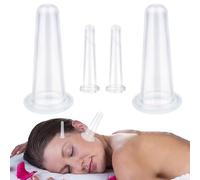 Acunny Set Di Coppe Per Viso, Coppette Aspiranti in Silicone, Massaggiatore Viso Bellezza e Cura Pelle per Ragazza Donna Figlia Sorella Amica
