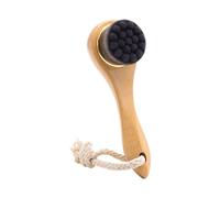 Acunny Spazzola Viso Dry Brush - Spazzola Detergente Esfoliante | Setole Naturali con Manico in Legno Esfoliante per Massaggio Collo Guancia Mascella