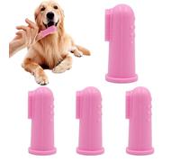 Acunny Spazzolino da dito per la pulizia dei denti del cane, spazzolino da denti per cani, spazzolino per dita in silicone per animali domestici, spazzolino per denti di gatto - Set di pulizia per