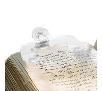 Acunny Supporto laterale, agenzia sanitaria, clip di lettura trasparente, per ufficio, accessori da lettura multifunzionali, per libri di e notebook
