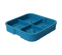 Acunny Vassoi Per Ghiaccio | In Silicone A Forma Di Squalo 3D | 4 Cavità Per Bevande Vino Cocktail Gelatina Ideale Per Occasioni Speciali Feste Compleanno Spiaggia Natale Halloween Raduni Barbecue